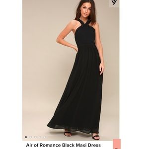 Black maxi dress NWT